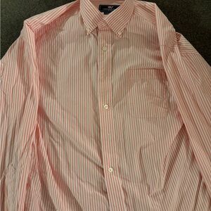 Vineyard Vines Men's Light Pink Striped Button Down Shirt